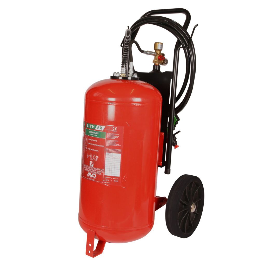 50L Lith-Ex lithium battery fire extinguisher